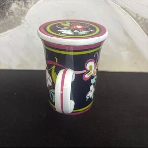 Vera Bradley Pink and White Ceramic Mug